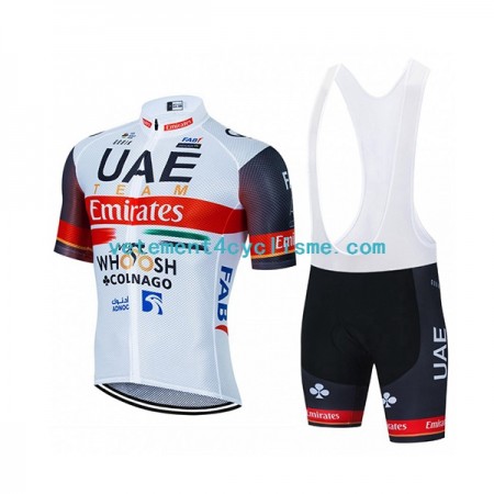 Homme Tenue Cycliste et Cuissard à Bretelles 2021 UAE Team Emirates N001